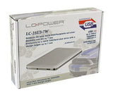Caja Externa 6.3cm (2,5")Lc-Power Ssd>Usb3.0 Lc-25u3-7b (Weiss) Retail
