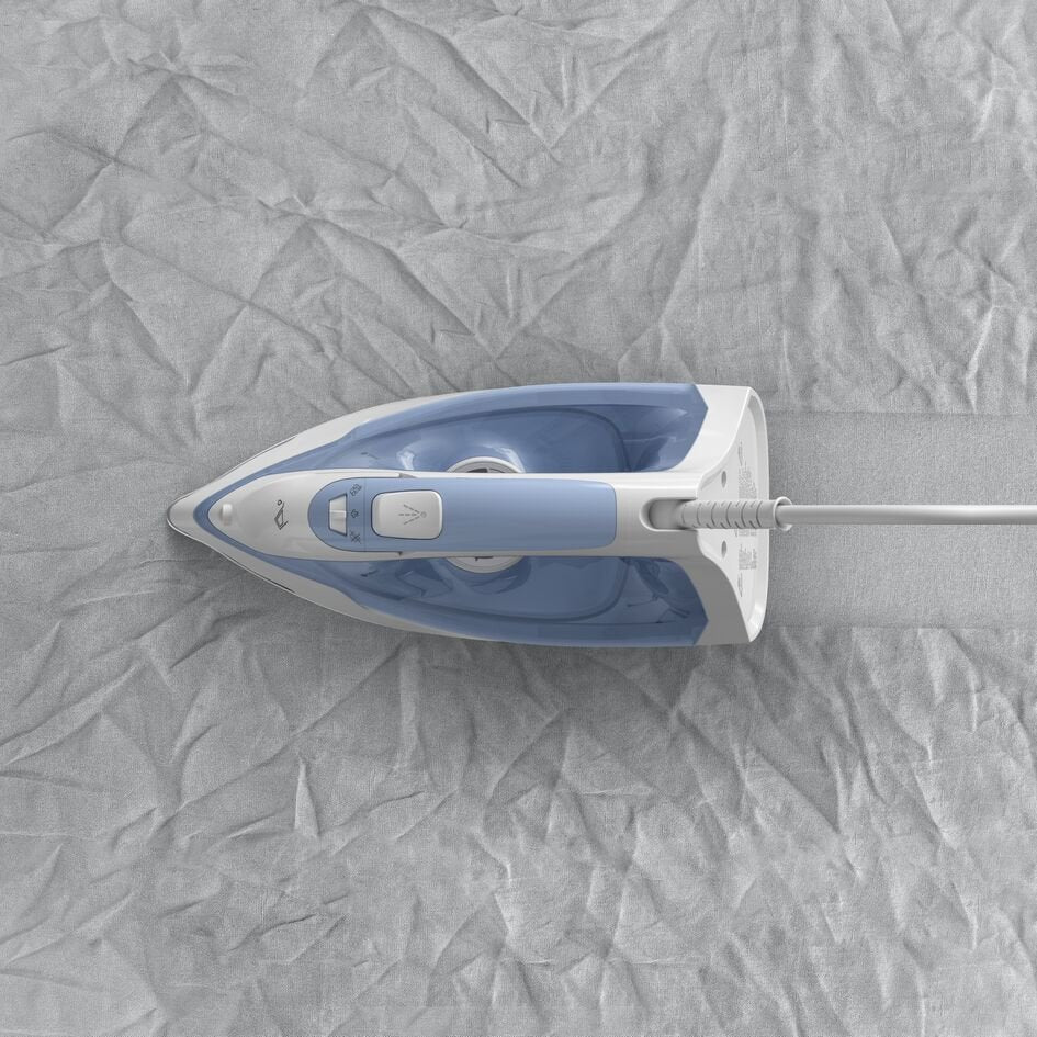 EAN 3121040092767 - Tefal Virtuo 30 FV2C41E0 plancha Plancha vapor-seco Suela de cerámica 2000 W Azul, Blanco imagen 5