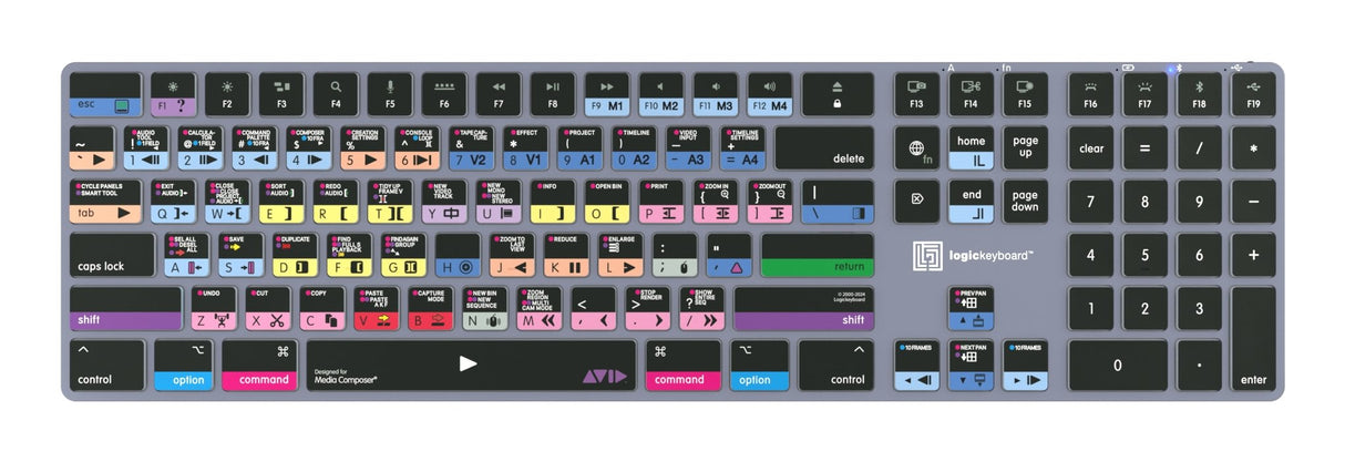 EAN 5707795022228 - Logickeyboard LKB-MCOMP-TM-UK teclado Oficina Bluetooth QWERTY Inglés Gris, Titanio imagen 2