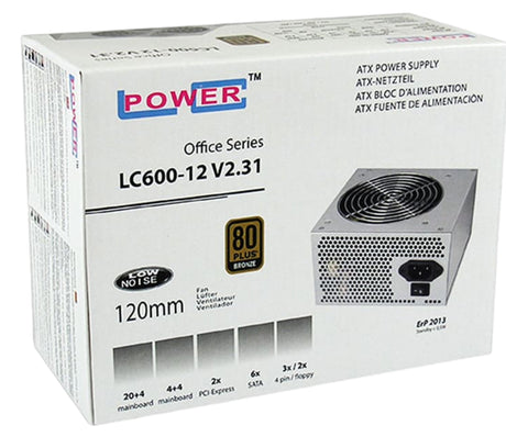 EAN 4260070124419 - LC-Power LC600-12 V2.31 unidad de fuente de alimentación 400 W 20+4 pin ATX ATX Gris imagen 2