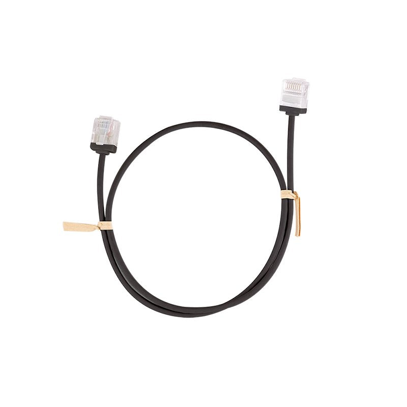Patch Cable Cat.6a U Utp Slim High-Flex, Negro 2,00 M