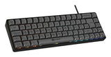 Teclado Mecánico Gamiac Tkl Rgb69g Sf Kailh Blue Negro/Cinz