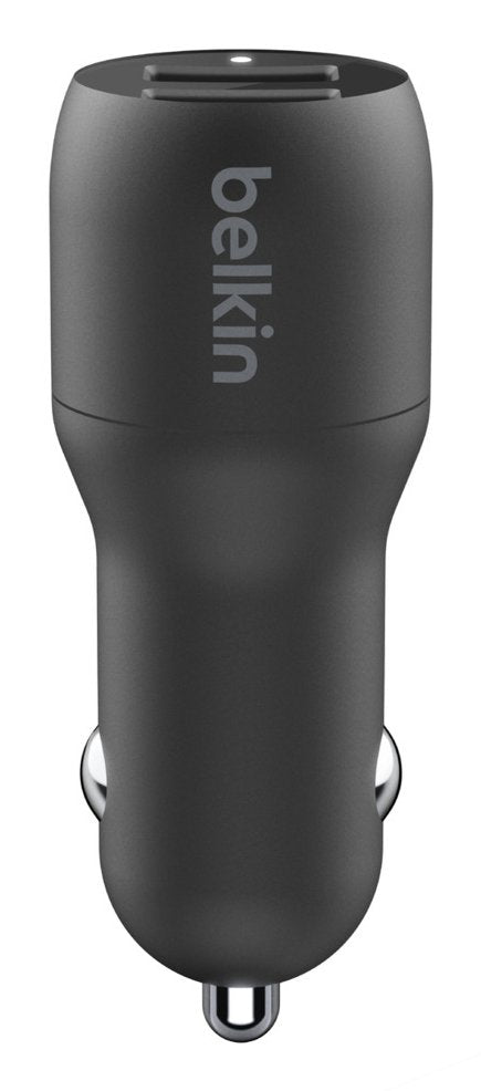 Belkin Cargador De Coche Ultra Rapido 24 Vatios 2.4 Amperios + Cable Lightning