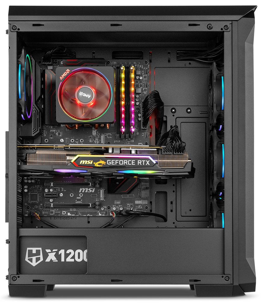 Caja Pc Nox Atx Hummer Quantum 1xusb3.0 2xusb2.0 Negro Argb