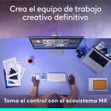 Logitech Master Series Mx Creative Console Conjunto De Teclado Y Teclado De Marcación Retroiluminación Usb-C Gris Pálido