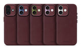 Decoded Leather Backcover Iphone 17 Dark Ruby