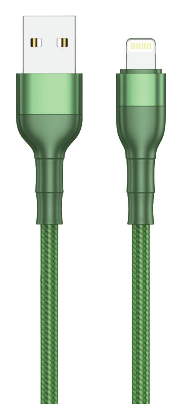 Cable Usb 2go A->Verde Relámpago