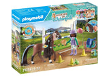Playmobil 71355 Caballos De La Cascada Zoe & Blaze Con Recorrido De Torneo, Juguete De Construcción 71355