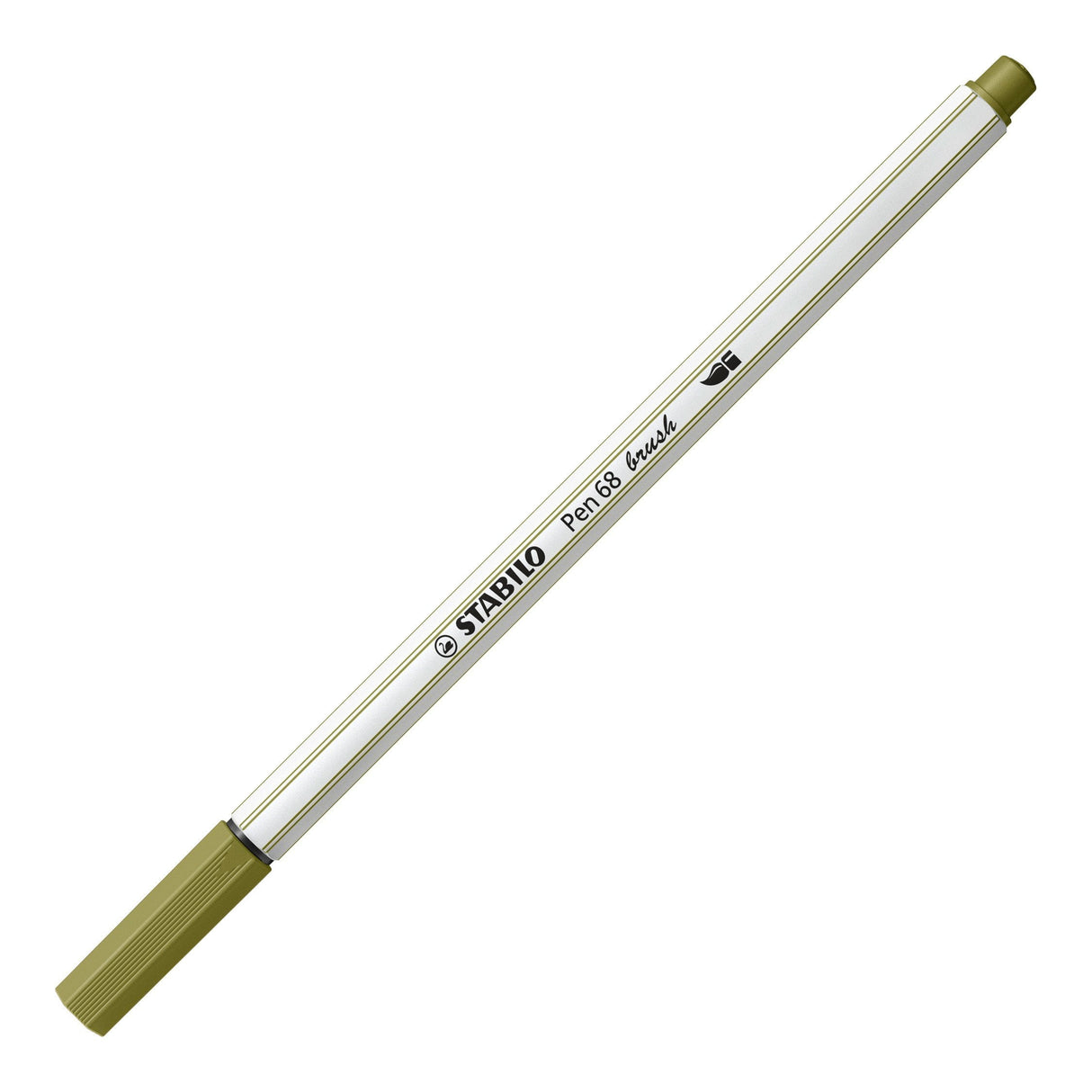 Stabilo Pen 68 Brush Arty Caja De Plastico Rigida Con 30 Rotuladores - Punta De Pincel - Tinta A Base De Agua - Colores