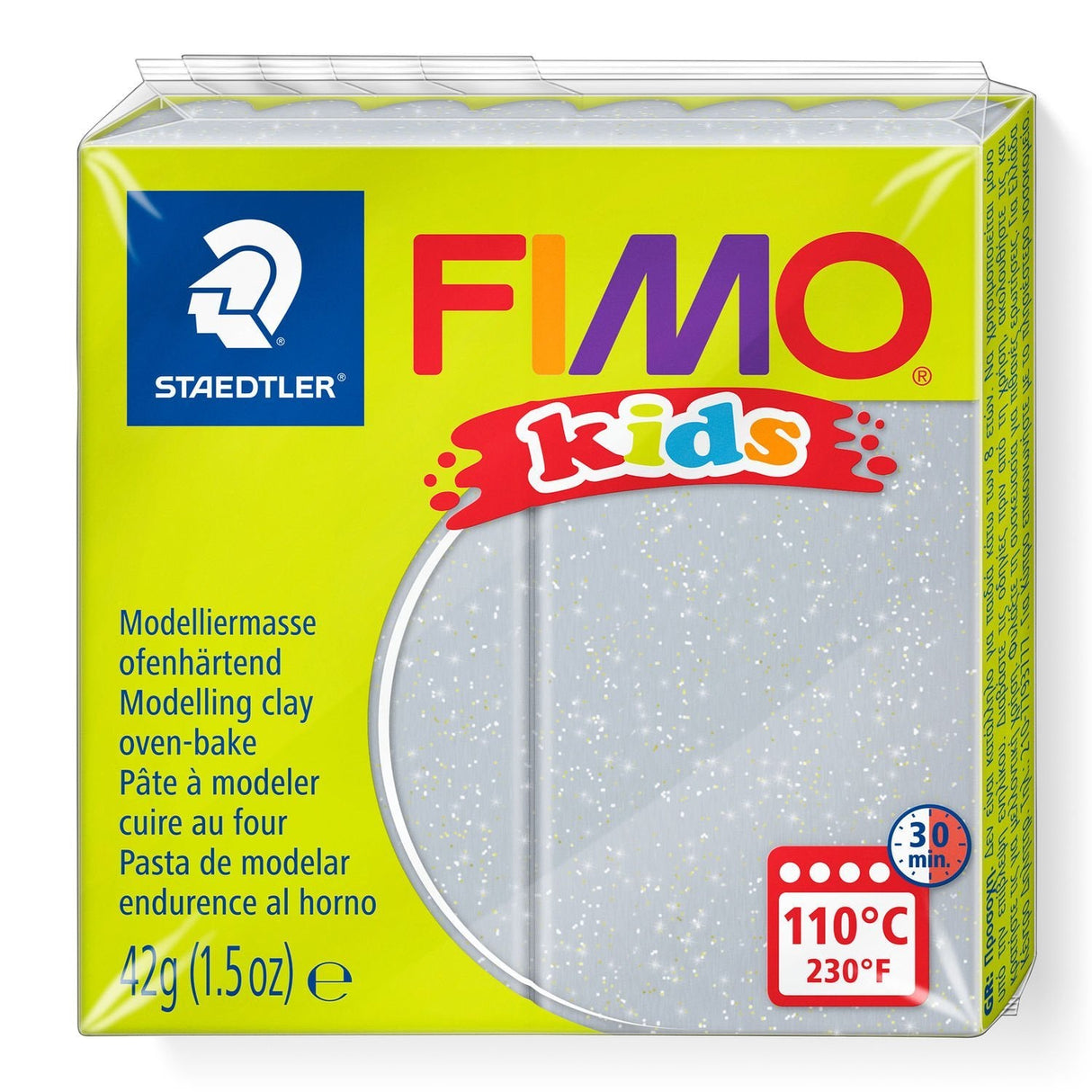 Fimo Mod.Masse Fimo Niños Brillo Plata