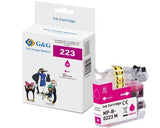 G&G Tintencartucho Compatible Con Brother Lc-223m Magenta