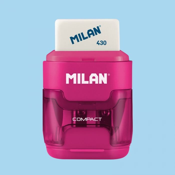 Milan Afilaborras Compact 6,7x4x2,5 Cm Expositor 4 Colores -16u-
