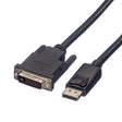 EAN 7611990129775 - ROLINE 11.04.5772 adaptador de cable de vídeo 2 m DisplayPort DVI Negro imagen 1