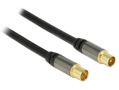 EAN 4043619889235 - DeLOCK 88923 cable coaxial RG-6/U 2 m IEC Negro imagen 2