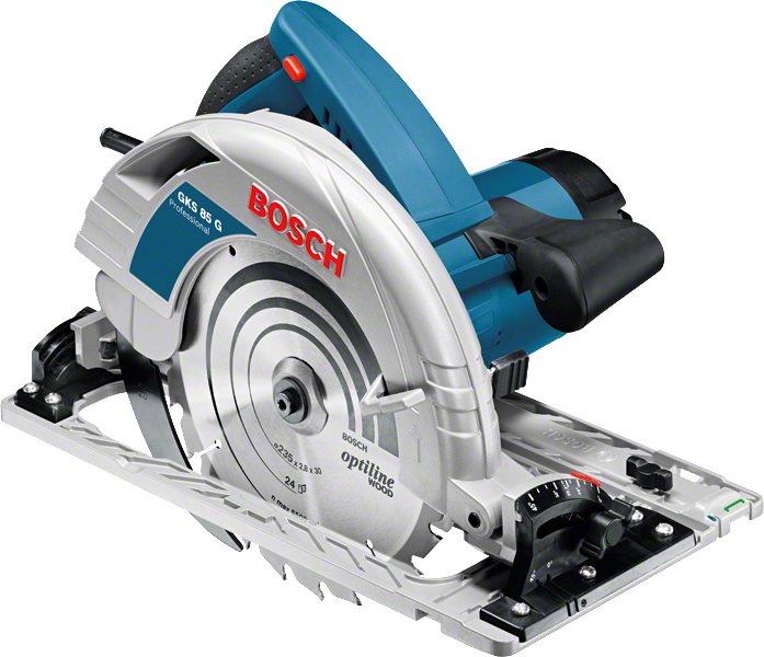 Sierra Circular Manual Bosch Gks 85 G Professional (Azul, L-Boxx, 2200 Vatios) 060157a901