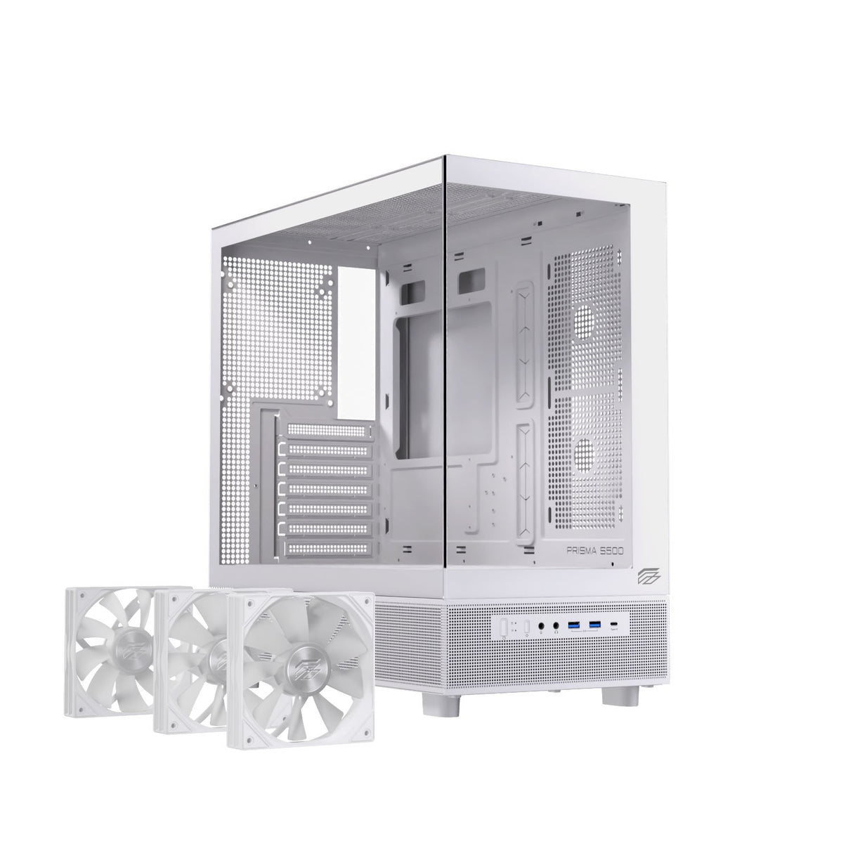 EAN 6977277369151 - Einarex EXCS-PR-500R-W carcasa de ordenador Midi Tower Blanco imagen 3