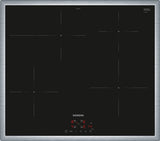 Siemens Eh645bfb6e Iq300, Acero Negro/Acero Inoxidable Autosuficiente, 60 Cm Eh645bfb6e