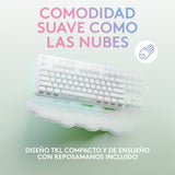 Logitech G G715 Teclado Sin Teclado Numérico Retroiluminación Bluetooth 2.4 Ghz Qwerty Español Interruptor: Tactile Blanco