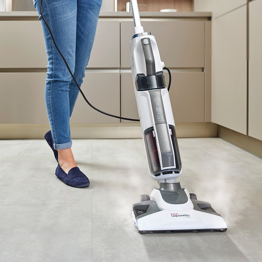 Limpiadora A Vapor Polti Pteu0295 Vaporetto 3 Clean  3 En 1, Blanco