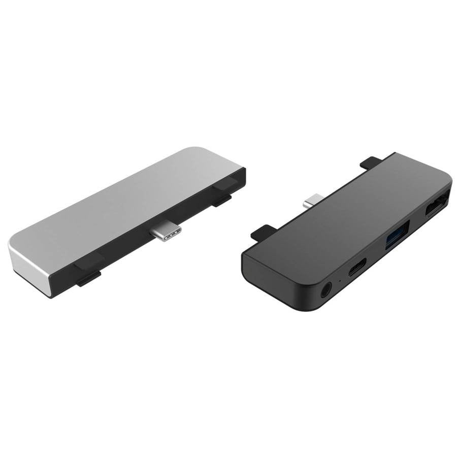 Hub 4-In-1 Usb-C Dock, Dockingstation Hd319e-Gris