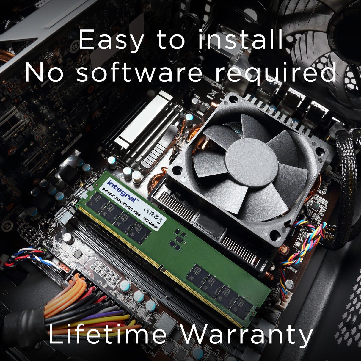 Módulo De Memoria 8go Dimm Ddr5 Integral 4800mhz (Verde)