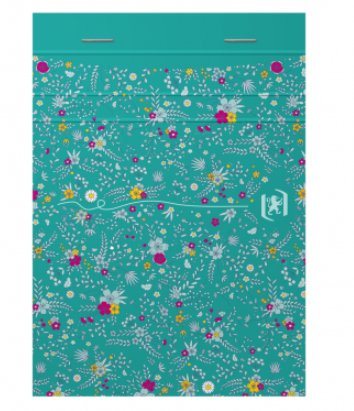 Elba Oxford Floral - Block - A6 (105 X 148 Mm) - 80 Hoja / 160 Páginas