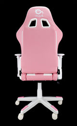 Talius Silla Dragonfly Gaming White/Pink, 2d, Butterfly, Base Nylon, Ruedas 60mm Nylon, Gas Clase 4,