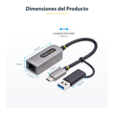 EAN 0065030905176 - StarTech.com U2GA-USB-C-ETHERNET adaptador y tarjeta de red 5000 Mbit/s imagen 14