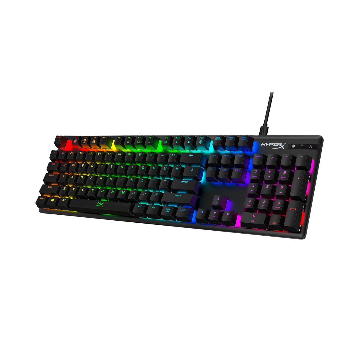 Teclado Ingles Hyperx Mecánico Gaming Alloy Origins - Hx Red (Distribución De Ee. Uu.)