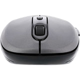 Ratón Inline 3 En 1, Bluetooth + 2x 2,4 Ghz, 5 Botones, Óptico, Gris/Negro