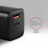 EAN 8595247907882 - Axagon ACU-PQ20 wall charger QC3.0/AFC/FCP+ PD type-C 20 W - schwarz - USB Typ C Teléfono móvil, Smartpho imagen 2