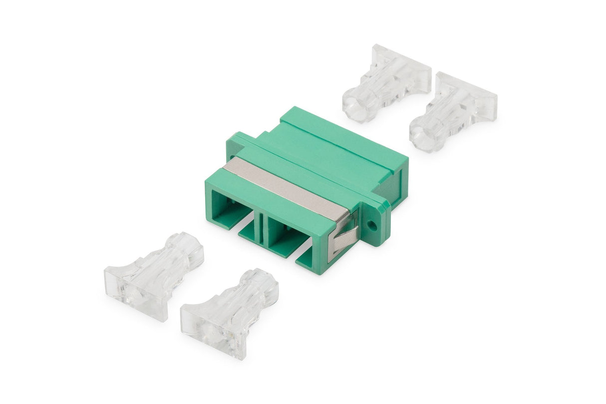 Digitus Dn-96003-1apc Adaptador De Fibra Óptica Sc/Apc Verde, Transparente