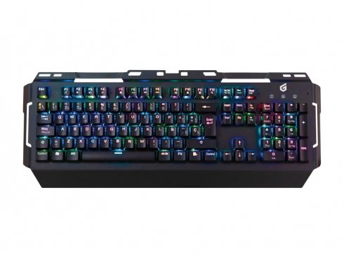 Teclado Gaming Mecanico Conceptronic Kronic01 Retroiluminado Rgb Usb 8 Teclas Programas