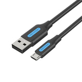Cable Usb 2.0 Vention Colbh Usb Macho Microusb Macho 2m Negro