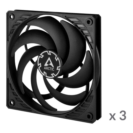 EAN 4895213703888 - ARCTIC P12 Slim PWM PST Carcasa del ordenador Ventilador 12 cm Negro 3 pieza(s) imagen 2
