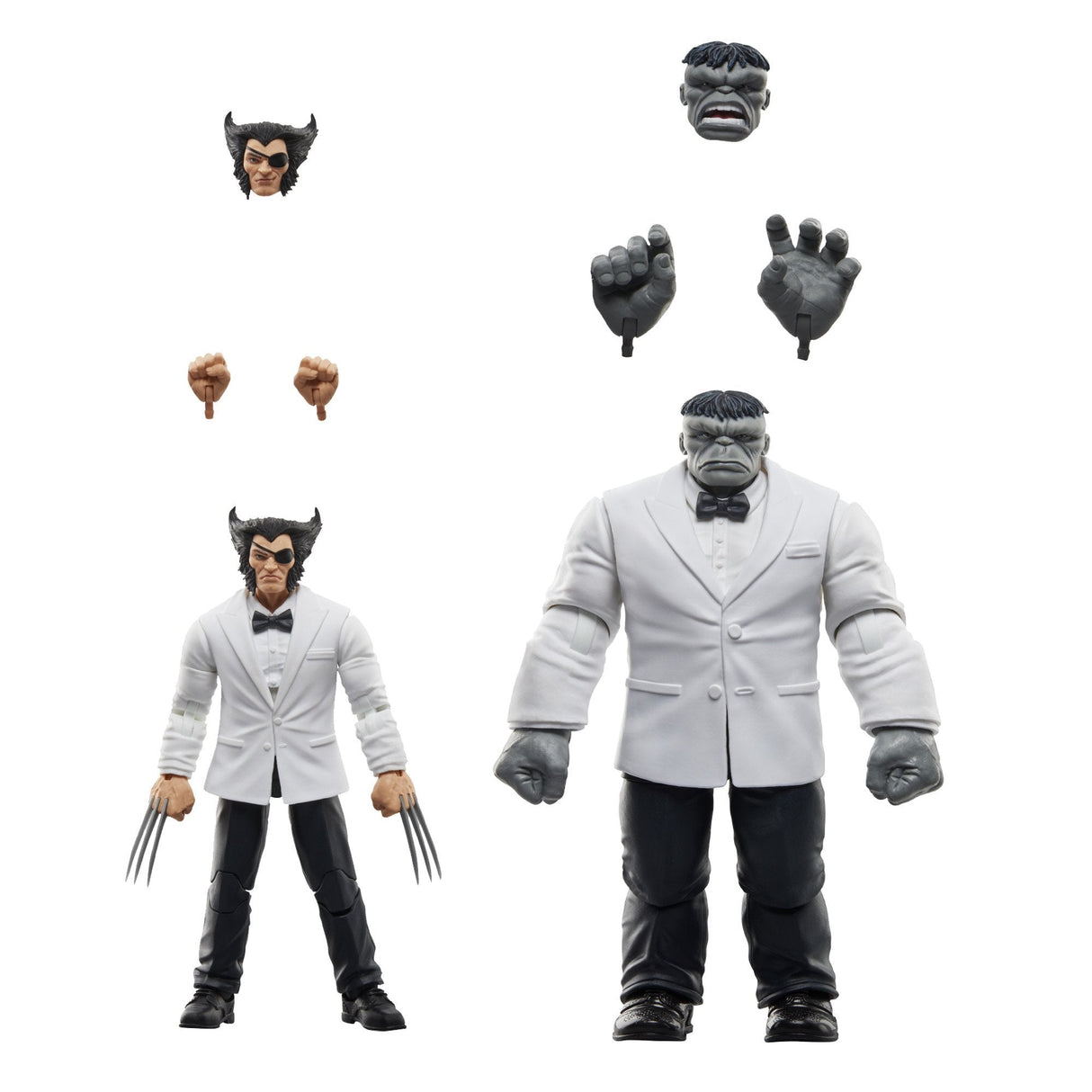 Set Figuras Hasbro Marvel Legends Series Wolverine Path & Hulk