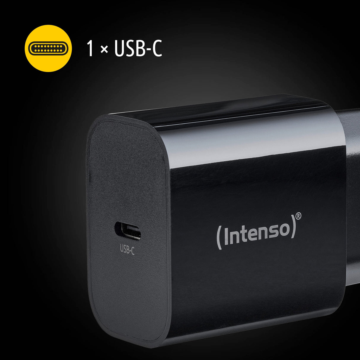 Intenso Usb-Ladegerät Usb-C 20 Watt Negro