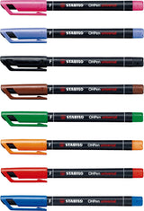 Stabilo Ohpen Punta Fina Rotulador Permanente 0.7mm Negro -10u-