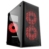 EAN 8716309116664 - Gembird CCC-FORNAX-950R carcasa de ordenador Midi Tower Negro, Rojo imagen 1