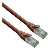 Helos Grs Certificado Cat 6a Cable De Red Con Cat 7 Rohkabel Tpe Braun 10,0m