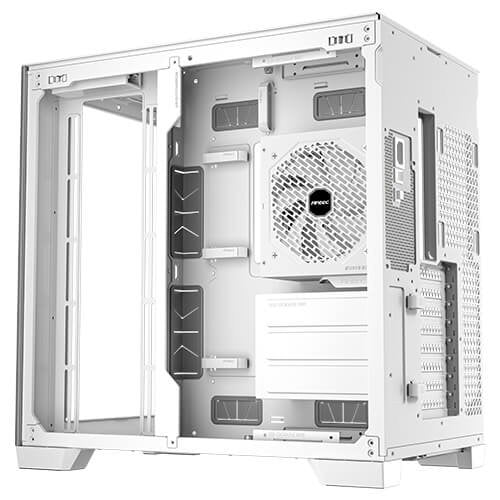 Torre Pc  E-Atx C8 Aluminum Blanco Antec E-Atx/ Int:2x3.5,4x2.5/ 2xusb3.0, 1xusb-C/ Audio In/Out / Cristal Templado/ Panel Frontal De Aluminio Blanco