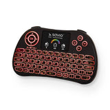 EAN 5901986045441 - Savio KW-03 teclado Universal RF inalámbrico QWERTY Inglés Negro imagen 2