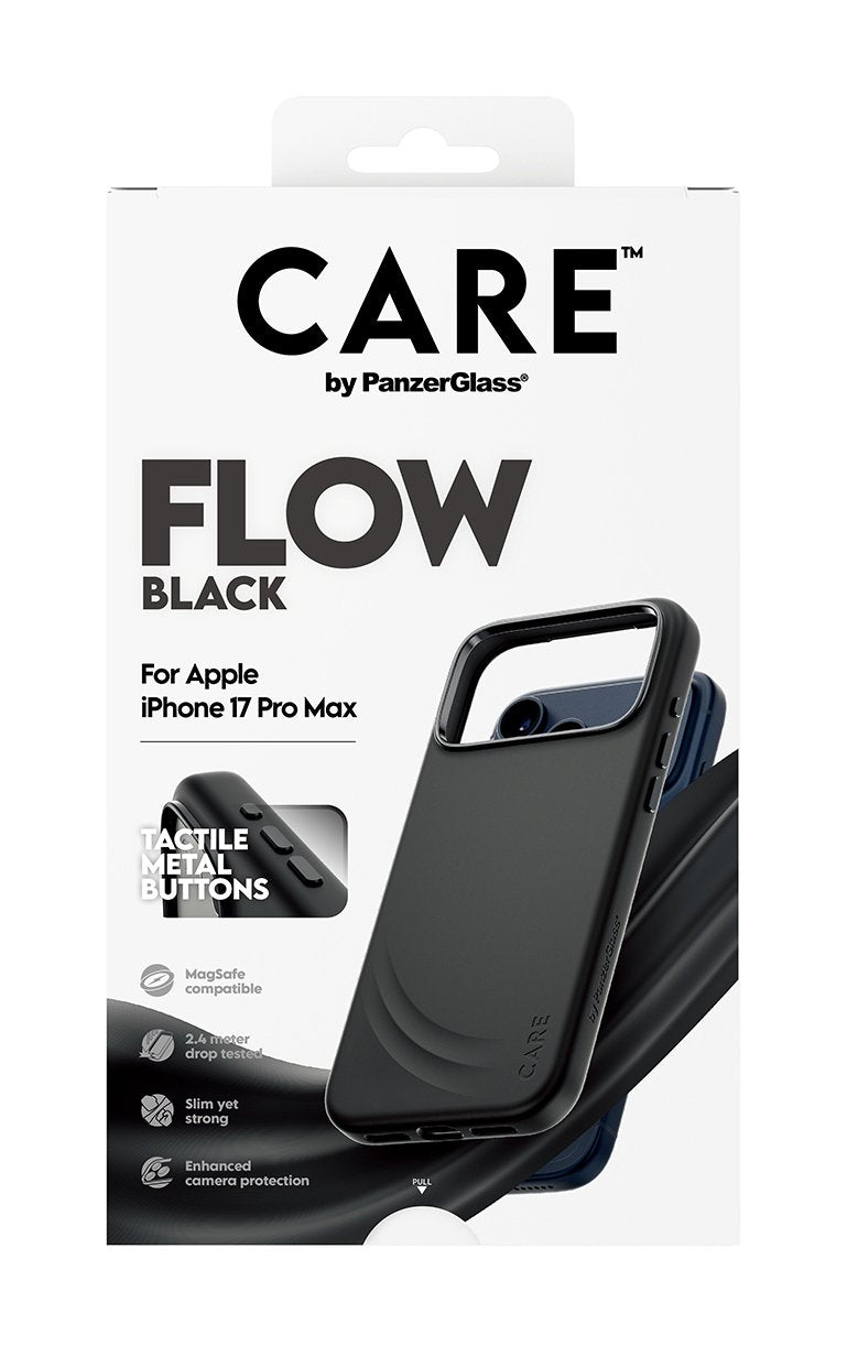 Panzerglass Care By ® Flow Case Black W. Magsafe Iphone 17 Pro Max Funda Para Apple - Iphone 17 Pro Max Negro