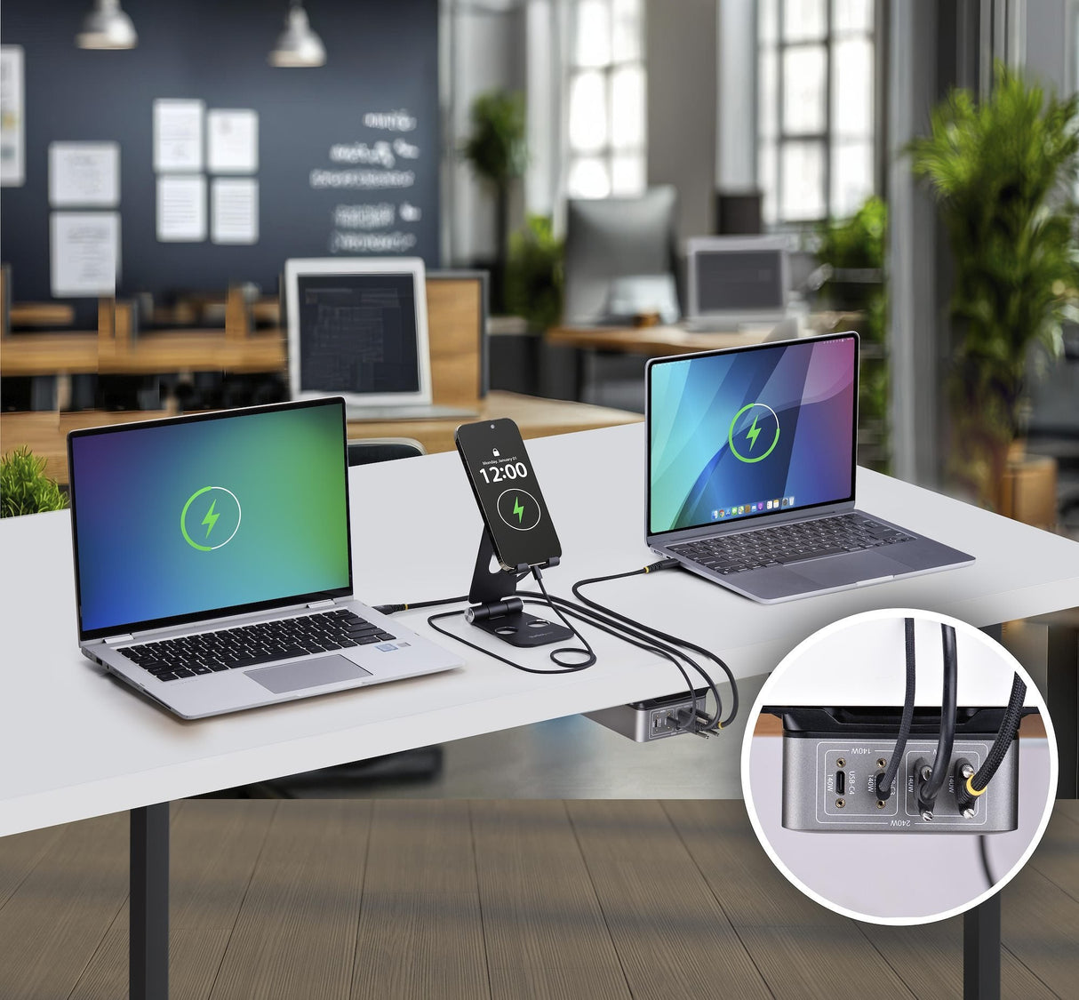 Cargador Usb-C De 4 Puertos