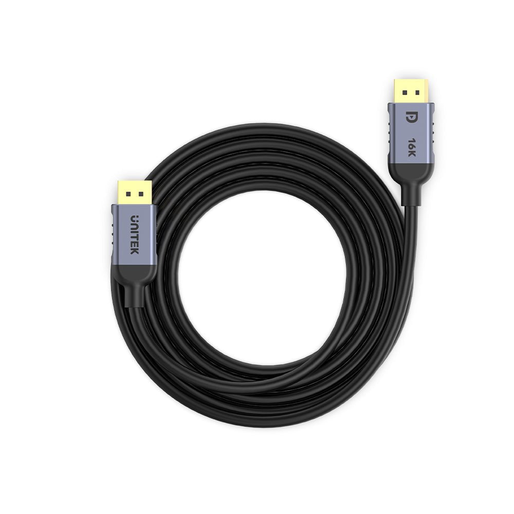 EAN 4894160053084 - UNITEK C1626GY01-2M DisplayPort 2.1 Black Negro, Gris imagen 2