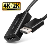 EAN 8595247908810 - Axagon RVD-HI20N adaptador de cable de vídeo 0,15 m DisplayPort HDMI Negro imagen 1
