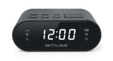 Muse M-10 Cr Negro Radio Analógica Sobremesa Fm Snooze