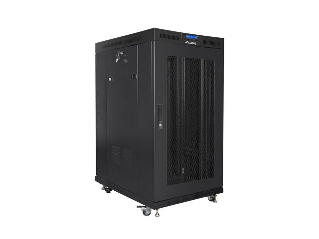 EAN 5901969440294 - Lanberg FF01-8022-23BL armario rack 22U Rack o bastidor independiente Negro imagen 4