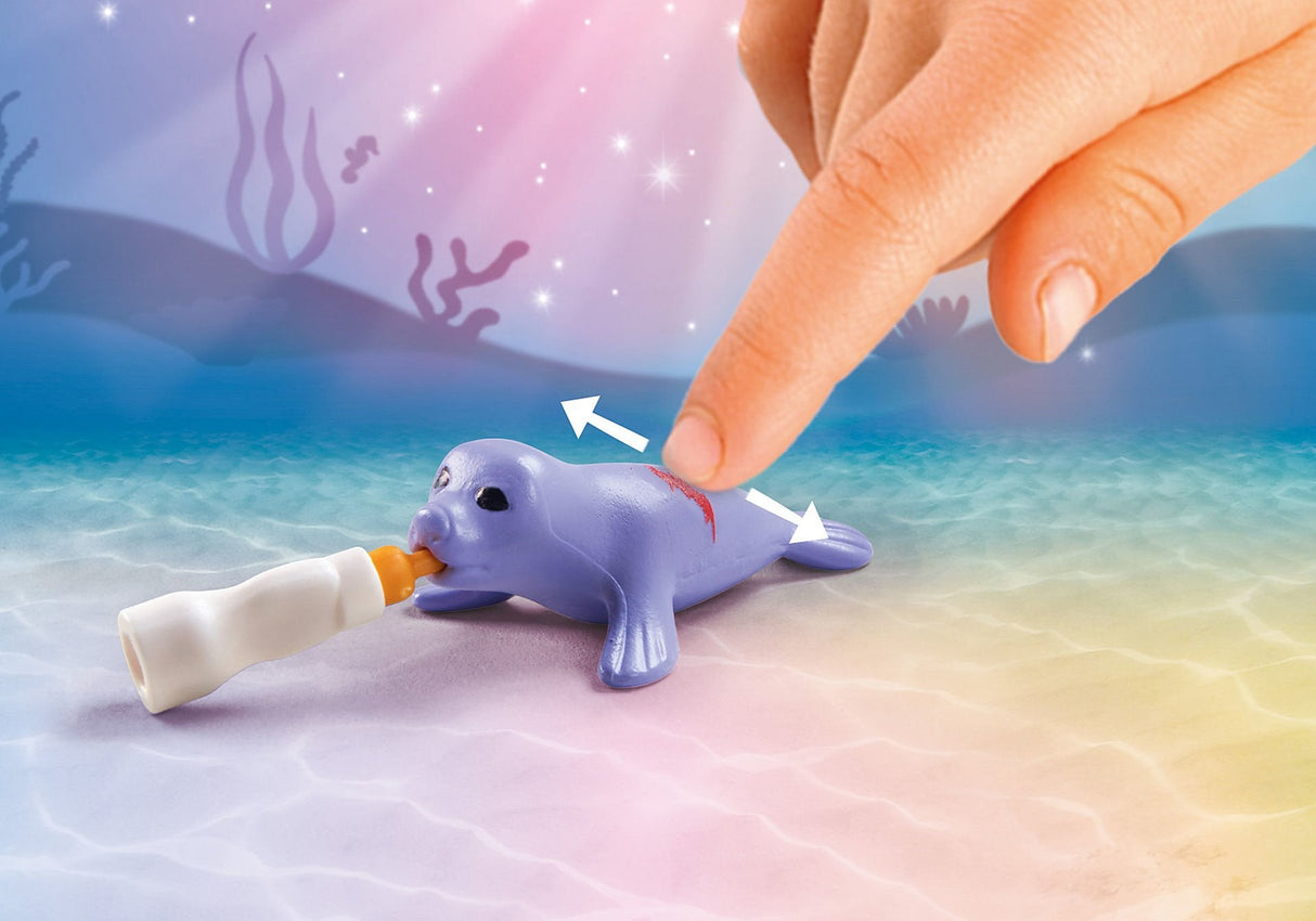 Playmobil 71499 Princesa Mágica Subacuática Animal Cuidado De Criaturas Marinas
