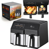 Extralink Home Air Fryer 10l (6l+4l) Eu Sj-1000 2500w